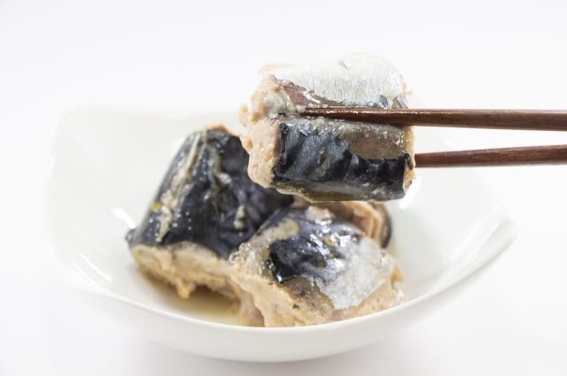 サバ水煮缶